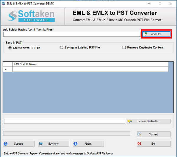 Browse EML Files