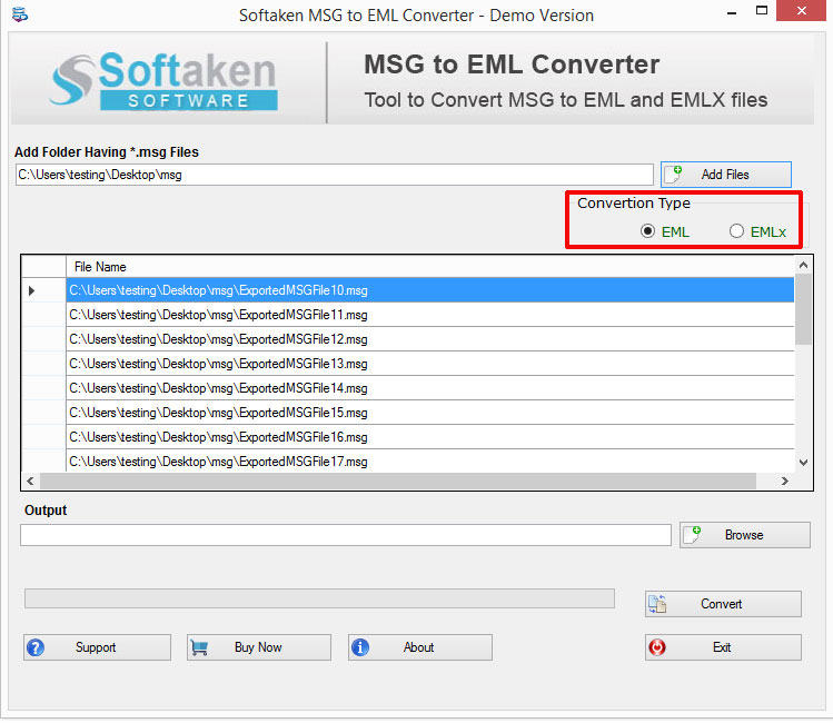 convert MSG files